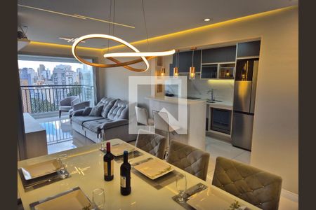 Sala de apartamento à venda com 3 quartos, 91m² em Jardim Caboré, São Paulo