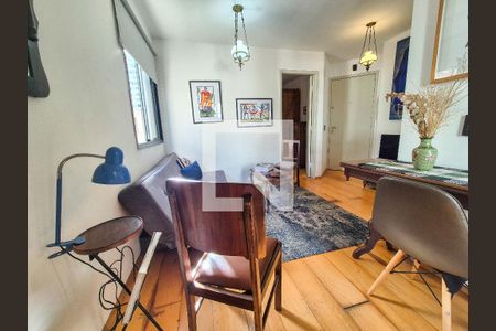 Sala de apartamento à venda com 1 quarto, 40m² em Santa Cecilia, São Paulo