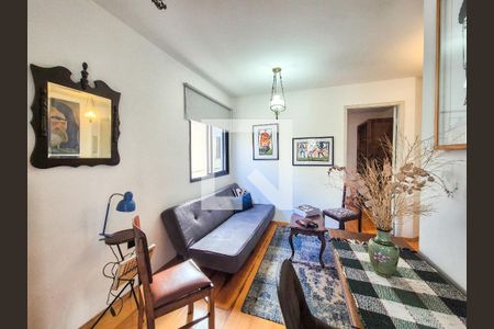 Sala de apartamento à venda com 1 quarto, 40m² em Santa Cecilia, São Paulo