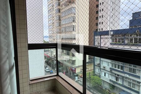 Varanda da Sala de apartamento para alugar com 4 quartos, 196m² em Aparecida, Santos
