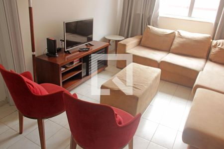 Sala de apartamento para alugar com 1 quarto, 64m² em Gonzaga, Santos