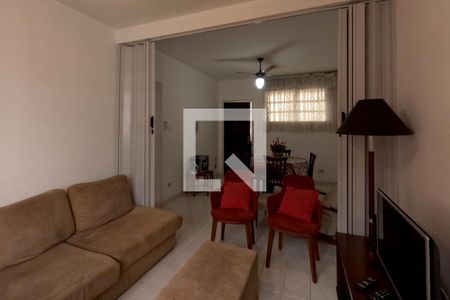 Sala de apartamento para alugar com 1 quarto, 64m² em Gonzaga, Santos