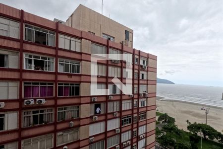 Vista da Sala de apartamento para alugar com 1 quarto, 64m² em Gonzaga, Santos