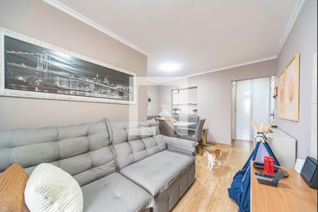 Sala de apartamento à venda com 3 quartos, 69m² em Vila Humaita, Santo André