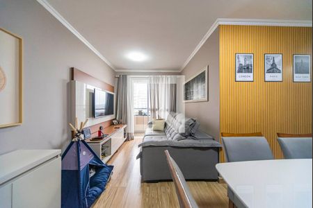 Sala de apartamento à venda com 3 quartos, 69m² em Vila Humaita, Santo André