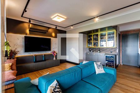 Sala de apartamento para alugar com 3 quartos, 134m² em Vila Anastácio, São Paulo