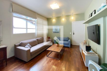 Sala de apartamento para alugar com 3 quartos, 110m² em Sion, Belo Horizonte