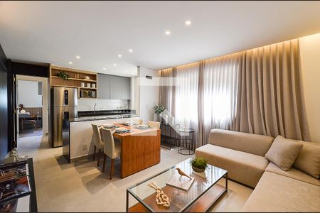 Sala  de apartamento à venda com 1 quarto, 45m² em Cruzeiro, Belo Horizonte