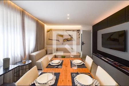 Sala  de apartamento à venda com 1 quarto, 45m² em Cruzeiro, Belo Horizonte