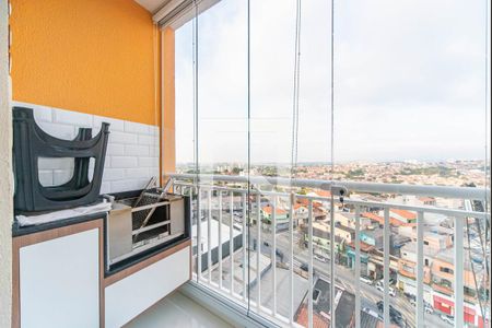 Varanda da Sala de apartamento para alugar com 2 quartos, 55m² em Vila Humaita, Santo André