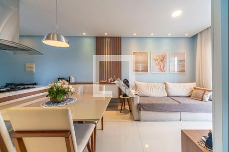 Sala de apartamento para alugar com 2 quartos, 55m² em Vila Humaita, Santo André