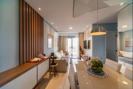 Sala de apartamento para alugar com 2 quartos, 55m² em Vila Humaita, Santo André