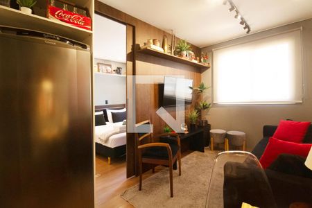 Sala de apartamento para alugar com 1 quarto, 27m² em Jardim Paulista, São Paulo