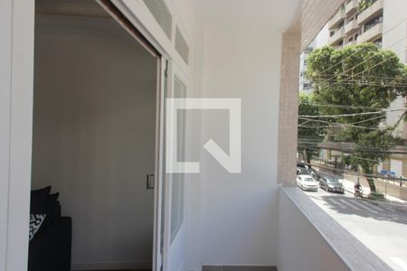 Varanda da Sala de apartamento para alugar com 3 quartos, 134m² em Gonzaga, Santos