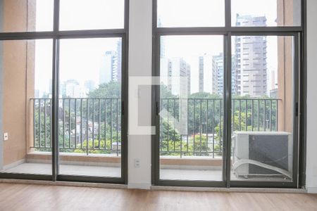 Vista da Sala de apartamento à venda com 1 quarto, 41m² em Perdizes, São Paulo