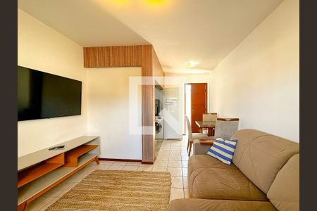 Sala de TV de apartamento para alugar com 1 quarto, 35m² em Ingleses do Rio Vermelho, Florianópolis