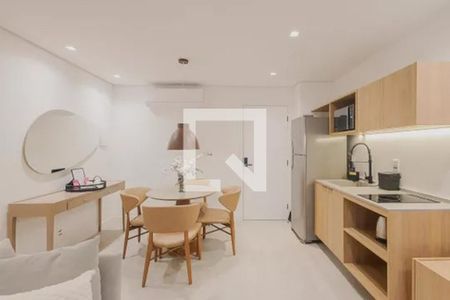 Sala/Quarto de apartamento para alugar com 1 quarto, 34m² em Pinheiros, São Paulo