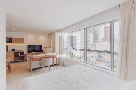 Sala/Quarto de apartamento para alugar com 1 quarto, 34m² em Pinheiros, São Paulo