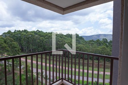 varanda sala  de apartamento à venda com 2 quartos, 87m² em Alphaville Nova Lima, Nova Lima