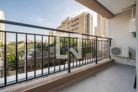 Sala/Cozinha - Varanda de apartamento para alugar com 2 quartos, 38m² em Pinheiros, São Paulo