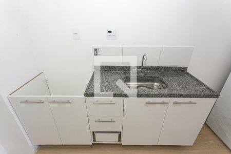 Cozinha de kitnet/studio para alugar com 1 quarto, 26m² em Tatuapé, São Paulo