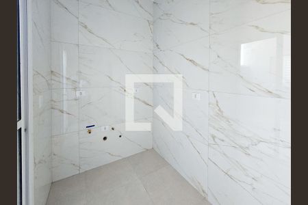 Sala/Cozinha de apartamento à venda com 2 quartos, 52m² em Utinga, Santo André