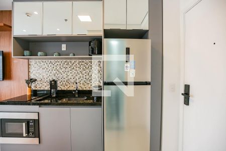 Studio - Quarto e Cozinha de apartamento para alugar com 1 quarto, 25m² em Butantã, São Paulo