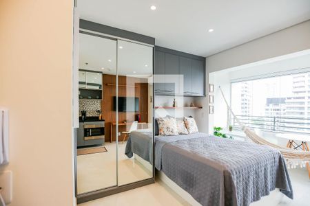 Studio - Quarto e Cozinha de apartamento para alugar com 1 quarto, 25m² em Butantã, São Paulo