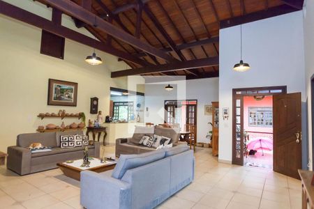 sala de casa de condomínio à venda com 4 quartos, 418m² em Nazaré, Brumadinho
