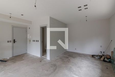 Sala e Cozinha de kitnet/studio à venda com 1 quarto, 103m² em Itaim Bibi, São Paulo