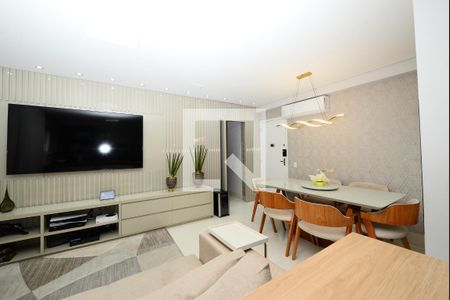 Sala de apartamento à venda com 3 quartos, 88m² em Jk, Contagem
