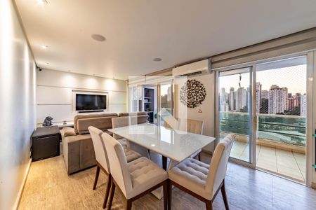 Sala de apartamento à venda com 2 quartos, 129m² em Parque do Morumbi, São Paulo