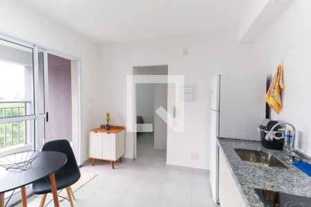 Sala/Cozinha de apartamento para alugar com 1 quarto, 31m² em Belenzinho, São Paulo