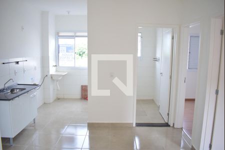 Sala/Cozinha de apartamento para alugar com 2 quartos, 48m² em Valentina Figueiredo, Ribeirão Preto