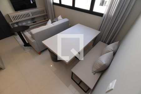 Sala e Cozinha de apartamento para alugar com 1 quarto, 50m² em São Francisco, Curitiba
