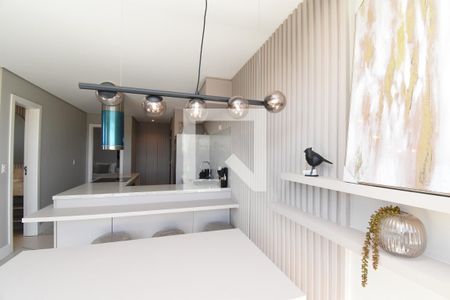 Sala e Cozinha de apartamento para alugar com 1 quarto, 50m² em São Francisco, Curitiba