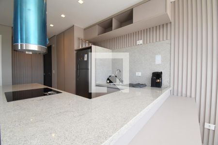 Sala e Cozinha de apartamento para alugar com 1 quarto, 50m² em São Francisco, Curitiba