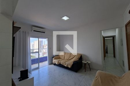 Sala de apartamento para alugar com 2 quartos, 70m² em Vila Caiçara, Praia Grande