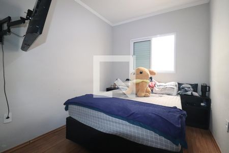 Quarto 1 suíte de apartamento para alugar com 2 quartos, 55m² em Vila Santo Alberto, Santo André