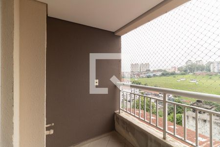 Varanda da Sala de apartamento à venda com 3 quartos, 65m² em Vila Caraguata, São Paulo