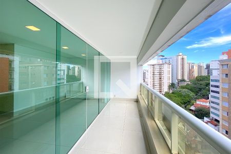 Varanda da Sala de apartamento para alugar com 2 quartos, 117m² em Lourdes, Belo Horizonte