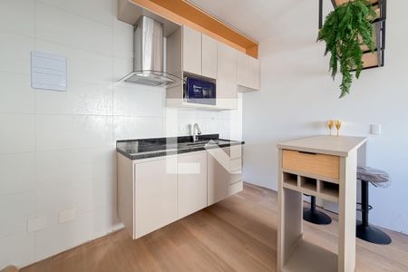 Cozinha de kitnet/studio à venda com 1 quarto, 25m² em Vila Mariana, São Paulo