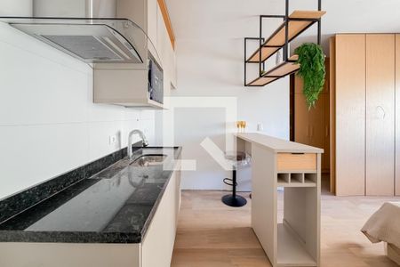 Cozinha de kitnet/studio à venda com 1 quarto, 25m² em Vila Mariana, São Paulo