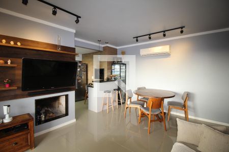 Sala de apartamento à venda com 2 quartos, 73m² em Petrópolis, Porto Alegre