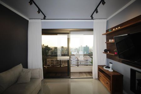 Sala de apartamento à venda com 2 quartos, 73m² em Petrópolis, Porto Alegre