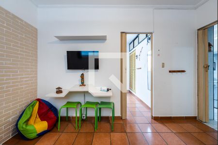 Sala de apartamento para alugar com 1 quarto, 34m² em Boqueirão, Santos