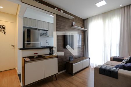 Sala de apartamento para alugar com 2 quartos, 50m² em Vila Mogilar, Mogi das Cruzes