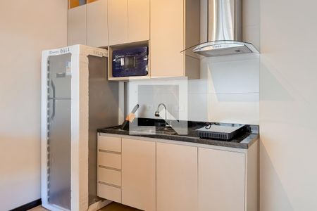 Cozinha de kitnet/studio à venda com 1 quarto, 25m² em Vila Mariana, São Paulo