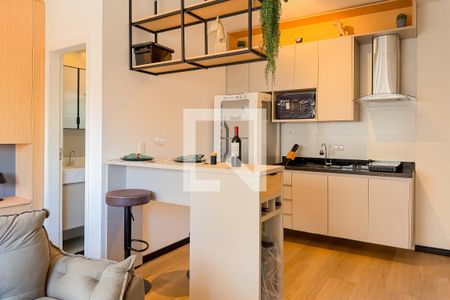 Cozinha de kitnet/studio à venda com 1 quarto, 25m² em Vila Mariana, São Paulo