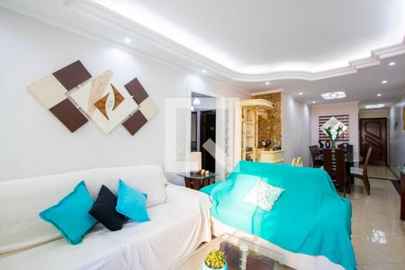 Sala de apartamento para alugar com 3 quartos, 97m² em Vila Assunção, Santo André